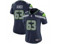 Limited Women's Demetrius Knox Seattle Seahawks Nike Team Color Vapor Untouchable Jersey - Navy