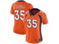 Limited Women's Dymonte Thomas Denver Broncos Nike Team Color Vapor Untouchable Jersey - Orange