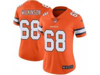 Limited Women's Elijah Wilkinson Denver Broncos Nike Color Rush Vapor Untouchable Jersey - Orange