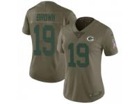 Limited Women's Equanimeous St. Brown Green Bay Packers Nike 2017 Salute to Service Jersey - Green