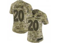 Limited Women's Jamal Carter Denver Broncos Nike 2018 Salute to Service Jersey - Camo