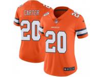 Limited Women's Jamal Carter Denver Broncos Nike Color Rush Vapor Untouchable Jersey - Orange
