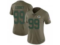 Limited Women's James Looney Green Bay Packers Nike 2017 Salute to Service Jersey - Green