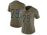 Limited Women's Jeff Richards Los Angeles Chargers Nike 2017 Salute to Service Jersey - Green