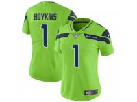 Limited Women's Jeremy Boykins Seattle Seahawks Nike Color Rush Neon Jersey - Green