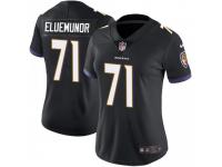Limited Women's Jermaine Eluemunor Baltimore Ravens Nike Alternate Vapor Untouchable Jersey - Black