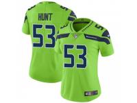 Limited Women's Joey Hunt Seattle Seahawks Nike Color Rush Neon Jersey - Green