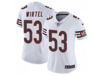 Limited Women's John Wirtel Chicago Bears Nike Vapor Untouchable Jersey - White