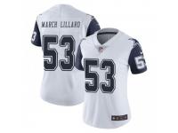Limited Women's Justin March-Lillard Dallas Cowboys Nike Color Rush Vapor Untouchable Jersey - White