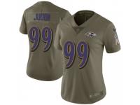 Limited Women's Matthew Judon Baltimore Ravens Nike 2017 Salute to Service Jersey - Green