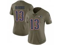 Limited Women's Maurice Harris New England Patriots Nike 2017 Salute to Service Jersey - Green