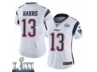Limited Women's Maurice Harris New England Patriots Nike Super Bowl LIII Vapor Untouchable Jersey - White