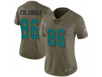 Limited Women's Michael Colubiale Jacksonville Jaguars Nike 2017 Salute to Service Jersey - Green
