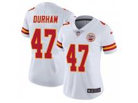 Limited Women's Step Durham Kansas City Chiefs Nike Vapor Untouchable Jersey - White
