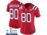 Limited Women's Stephen Anderson New England Patriots Nike Super Bowl LIII Vapor Untouchable Alternate Jersey - Red