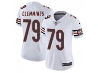 Limited Women's T.J. Clemmings Chicago Bears Nike Vapor Untouchable Jersey - White
