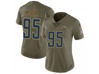 Limited Women's T.Y. McGill Los Angeles Chargers Nike 2017 Salute to Service Jersey - Green