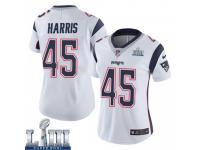 Limited Women's Trent Harris New England Patriots Nike Super Bowl LIII Vapor Untouchable Jersey - White