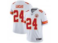 Limited Youth Jordan Lucas Kansas City Chiefs Nike Vapor Untouchable Jersey - White