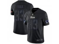 Limited Youth Kevin Faulk New England Patriots Nike Jersey - Black Impact Vapor Untouchable