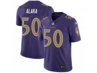 Limited Youth Otaro Alaka Baltimore Ravens Nike Color Rush Vapor Untouchable Jersey - Purple