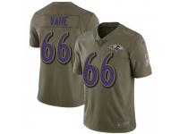 Limited Youth Patrick Vahe Baltimore Ravens Nike 2017 Salute to Service Jersey - Green