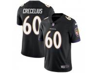 Limited Youth Randin Crecelius Baltimore Ravens Nike Alternate Vapor Untouchable Jersey - Black