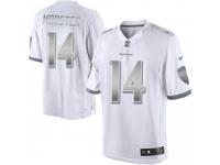 Limited Youth Sean Modster Baltimore Ravens Nike Platinum Jersey - White