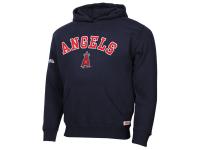 Los Angeles Angels Stitches Fastball Fleece Pullover Hoodie Navy Blue