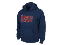 Los Angels of Anaheim Pullover Hoodie Dark Blue