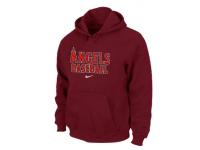 Los Angels of Anaheim Pullover Hoodie Red