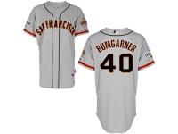 Madison Bumgarner San Francisco Giants Majestic 2014 World Series Authentic Player Jersey with Patch - Gray