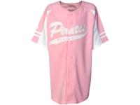 Majestic Pittsburgh Pirates Youth Girls Colorblocked Jersey - Pink