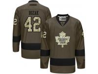 Maple Leafs #42 Tyler Bozak Green Salute to Service Stitched NHL Jersey