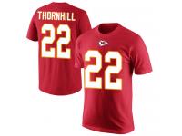 Men #22 Juan Thornhill Red Football Rush Pride Name & Number Kansas City Chiefs T-Shirt