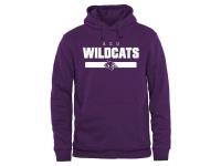 Men Abilene Christian University Wildcats Team Strong Pullover Hoodie - Purple