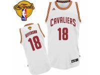Men Adidas Cleveland Cavaliers #18 Richard Jefferson Swingman White Home 2016 The Finals Patch NBA Jersey