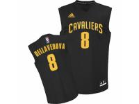 Men Adidas Cleveland Cavaliers #8 Matthew Dellavedova Swingman Black Fashion NBA Jersey