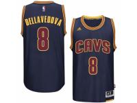 Men Adidas Cleveland Cavaliers #8 Matthew Dellavedova Swingman Navy Blue NBA Jersey