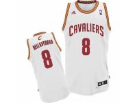 Men Adidas Cleveland Cavaliers #8 Matthew Dellavedova Swingman White Home NBA Jersey