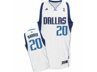 Men Adidas Dallas Mavericks #20 Devin Harris Swingman White Home NBA Jersey