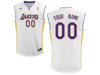 Men adidas LA Lakers Custom Replica Alternate Jersey