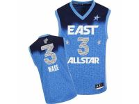 Men Adidas Miami Heat #3 Dwyane Wade Swingman Blue 2012 All Star NBA Jersey