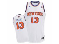 Men Adidas New York Knicks #13 Jerian Grant Swingman White Home NBA Jersey