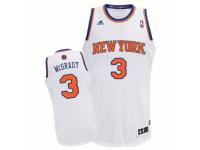Men Adidas New York Knicks #3 Tracy McGrady Swingman White Home NBA Jersey