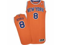 Men Adidas New York Knicks #8 Mario Hezonja Orange Alternate NBA Jersey