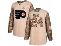 Men Adidas Philadelphia Flyers #24 Matt Read Camo Veterans Day Practice NHL Jersey