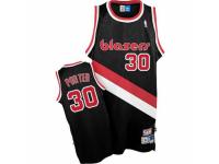 Men Adidas Portland Trail Blazers #30 Terry Porter Swingman Black Throwback NBA Jersey