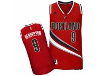 Men Adidas Portland Trail Blazers #9 Gerald Henderson Swingman Red Alternate NBA Jersey