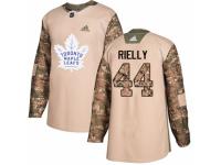 Men Adidas Toronto Maple Leafs #44 Morgan Rielly Camo Veterans Day Practice NHL Jersey